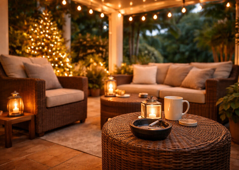 Hosting Holidays - Patio Setup