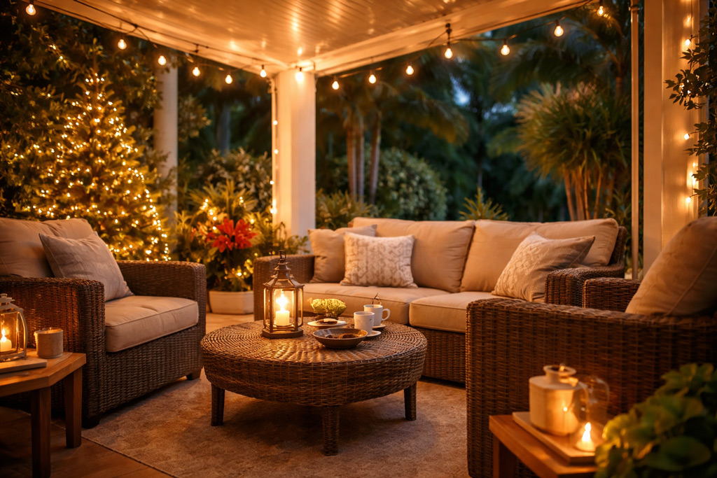 Holiday Hosting for Smokers: How to Enjoy the Festivities Without the Smell or Stress 7 Hosting Holiday Smokers - Back Porch Setup