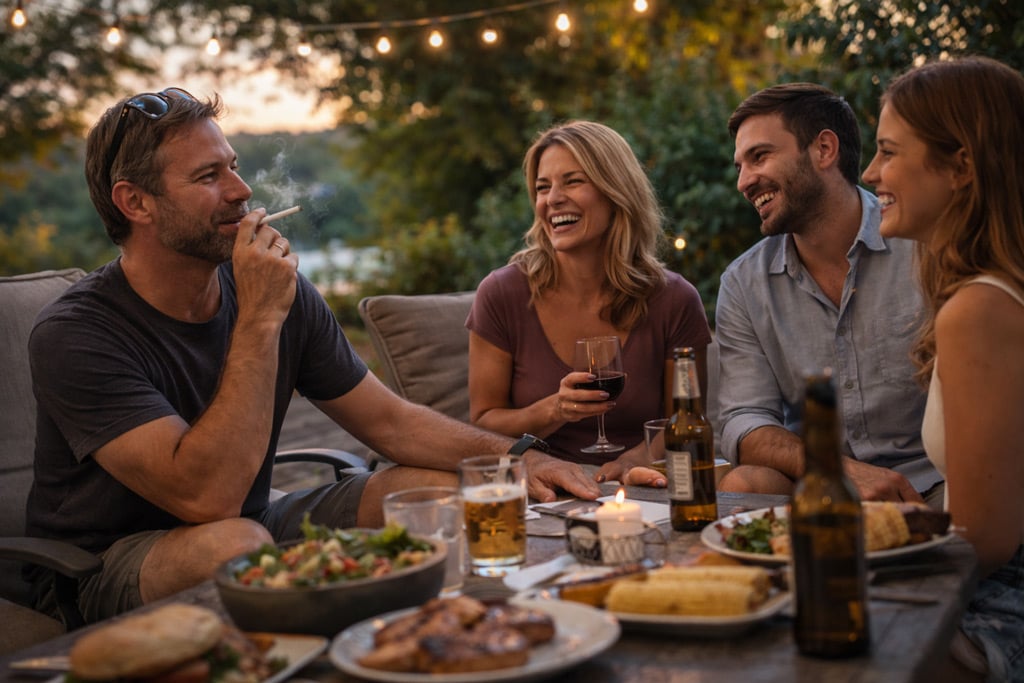 Common Mistakes Smokers Make When Trying to Save Money 7 Dinner with Friends and Casual Smoke