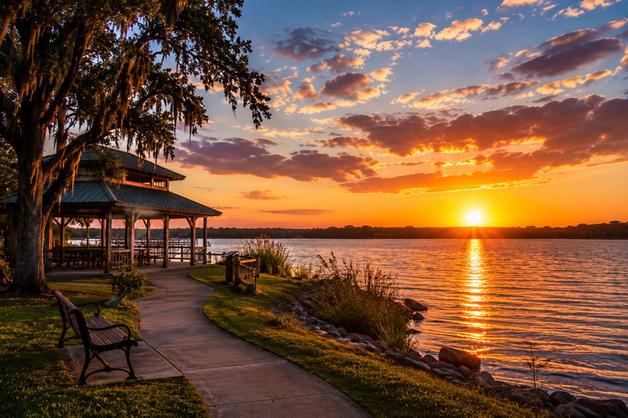 15 Summer Day Trips from Ciggys4Less for the Best Florida Sunsets 5 florida park sunsets in mount dora